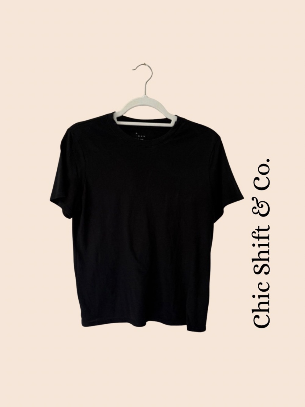 A New Day | Short Sleeve Tee | Black | Size HHH S